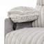 Fauteuil inclinable manuel en velours côtelé-1491386812