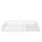 Twin XL Over Queen Floor Bunk Bed Frame With Ladder And Safety Guardrails-1437795946