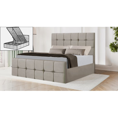 Averyona Upholstered Ottoman Storage Bed