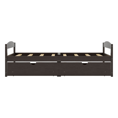 Platform Bed With Two Drawers