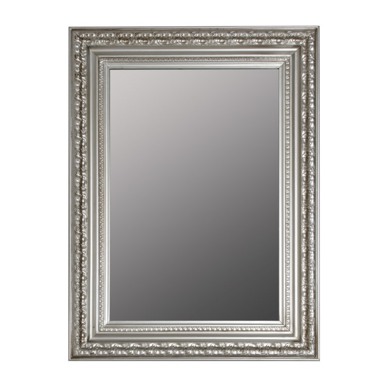 Kepner Wood Flat Wall Mirror, 82cm H x 62cm W