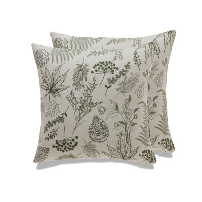 Michael Penney Floral Throw Pillow