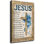Jésus est mon tout, affiche en croix en bois