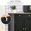 HOMCOM Sideboard Buffet Cabinet with Drawers-1674455232