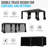 20 ft. x 12 ft. Aluminum Pergola with Adjustable Roof, Curtains & Netting-104881648