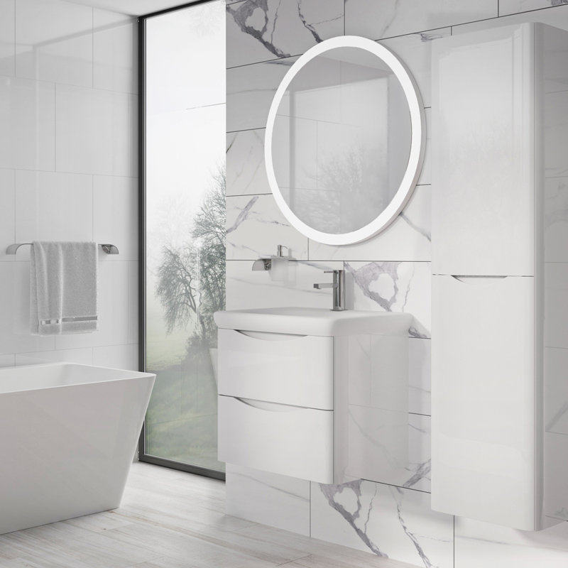 Stanhope 600mm Free-Standing Vanity Unit, White