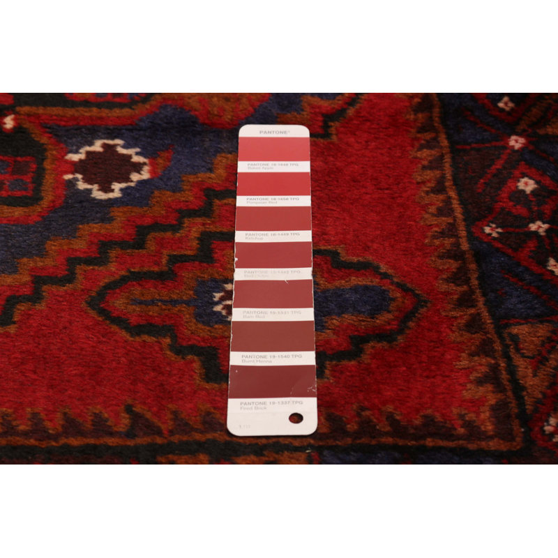 Tapis rouge Teimani 6 pi 1 po x 10 pi 4 po