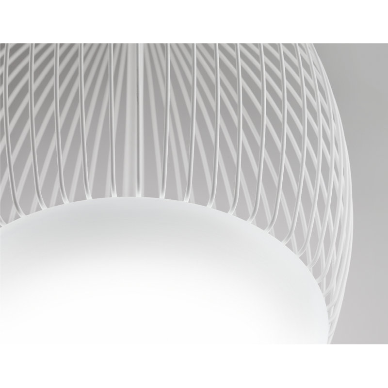 Riketta Suspension G White Matt Matt White 1 L32gg Ul, 2700 Kelvins, 98.5" H x 12" W x 12" D