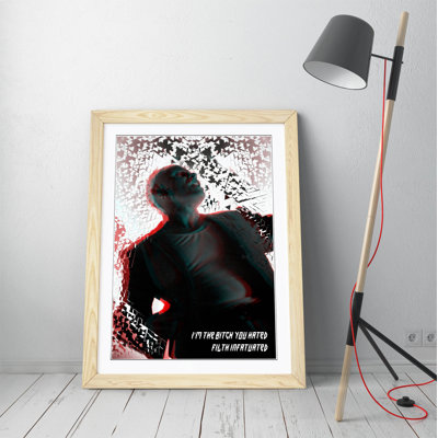 The Prodigy Keith Flint 1 Piece Single Picture Frame Wall Art on Canvas