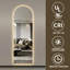 Miroir mural pleine longueur 65 po x 21 po à DEL, conception à arche symétrique, éclairage à intensité variable 3 couleurs, incassable