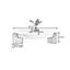 Table basse ronde en bois massif beige-129191400