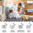 Machine Washable Area Rugs, Modern Geometric Area Rugs with Non-Slip Backing, Stain-Resistant Low Pile Carpet, Contemporary Accent Rugs for Living Room, Bedroom-1293323859