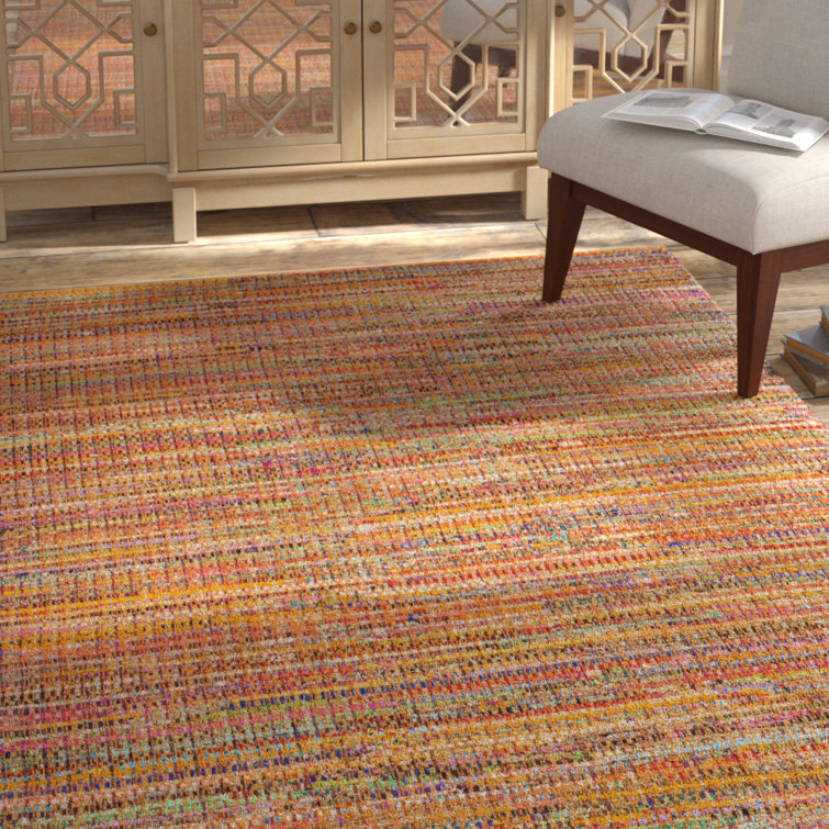 Anaheim Hand Tufted Cotton Abstract Rug