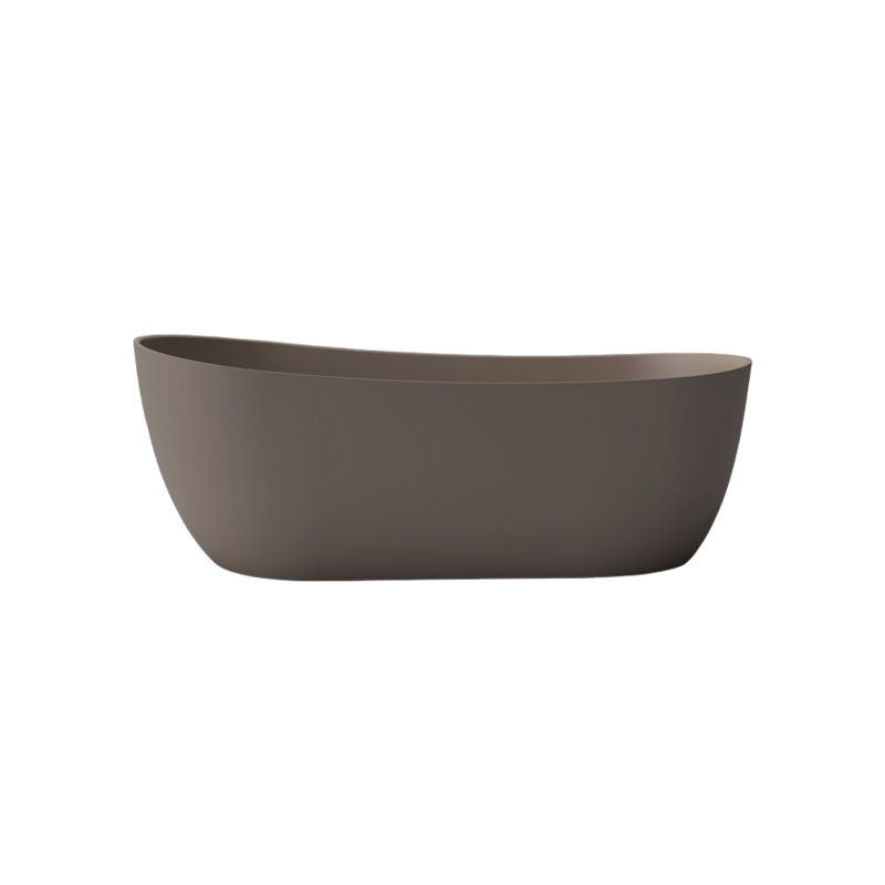 63'' x 31.5'' Stone Bathtub, Brown