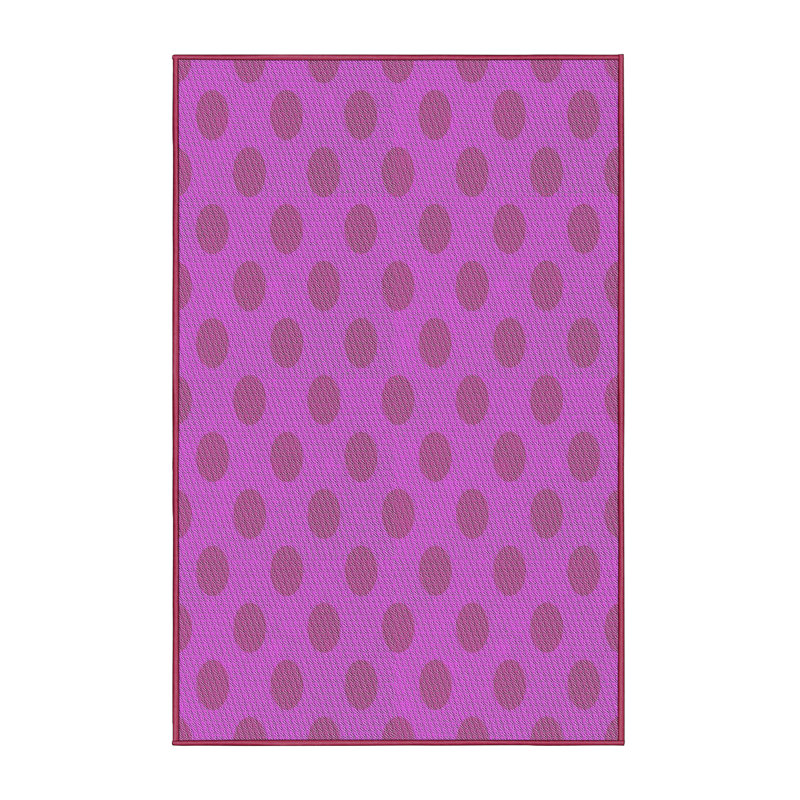 Tapis rose à motif Cohasset, Rectangle de 5 pi x 8 pi