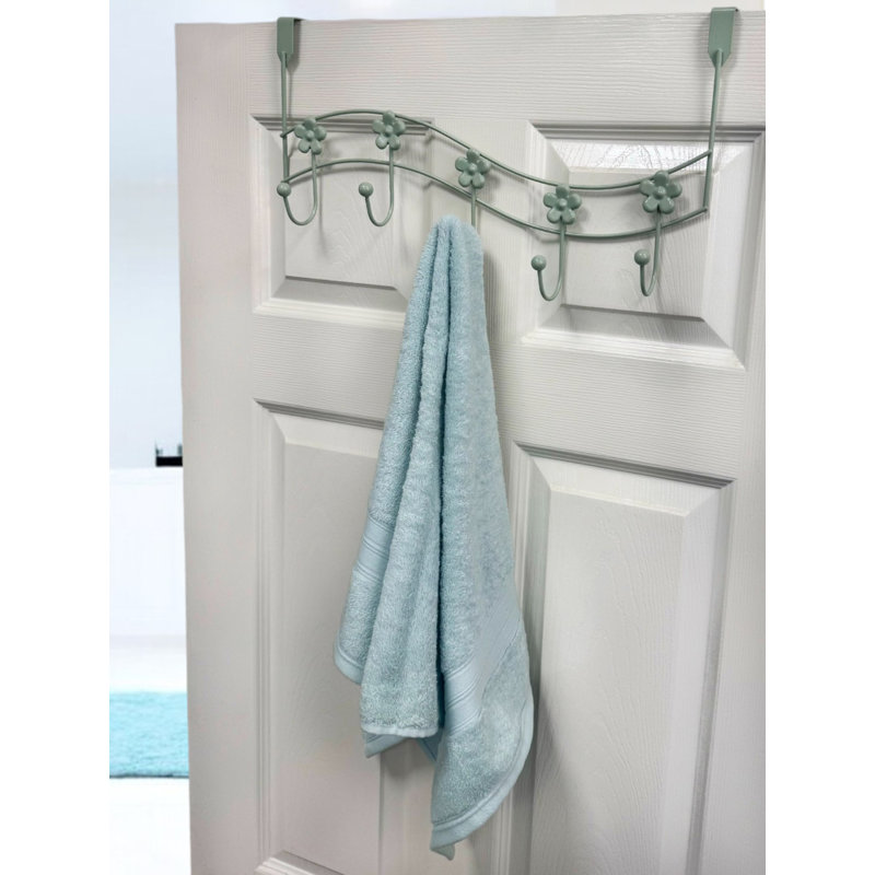 Flowers Over Door Storage Hooks, Sage
