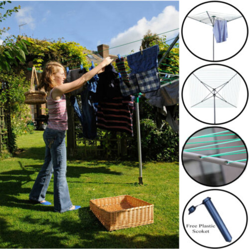 Rotary Airer Steel Rotary / Umbrella Clothesline
