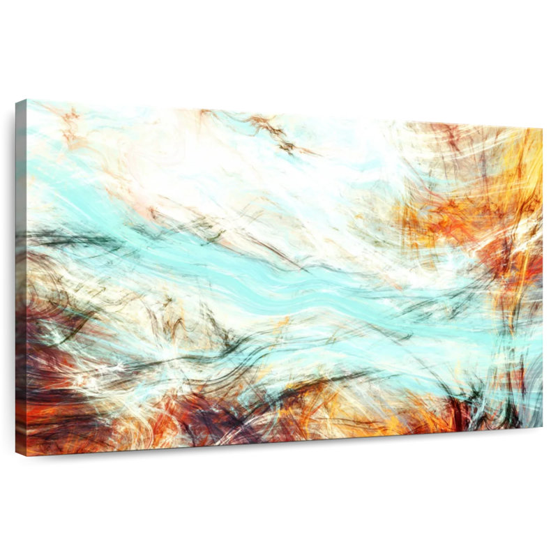 Avery Abstract Wisps, 16" H x 24" W