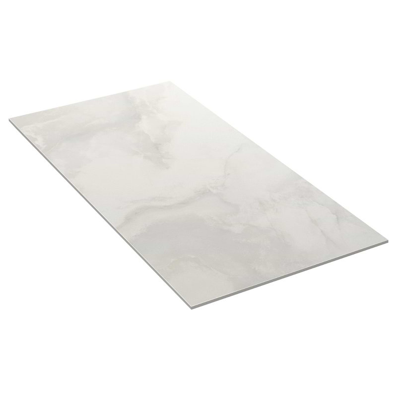 Jewel Onyx 24X48 Polished Porcelain Tile, White