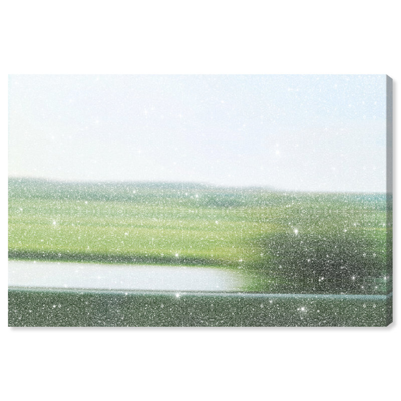 Velocity Meadow I Print by Oliver Gal, 10"H x 15"W, Gallery Wrapped