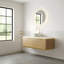 Meuble-lavabo mural 48 po avec tiroirs et vasque ronde blanche-1849957804