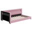 Structure de lit moderne tapissier avec ports USB, canapé-lit avec tête de lit et rangement-1402444659-1402444658