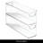 iDesign Recycled Plastic Stackable Storage Bin - Perfect to Hold Breast Milk  Bags - Clear