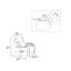 Fauteuil inclinable électrique en cuir respirant avec charge USB