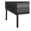 Ensemble de conversation pour patio 3 pièces, ensemble de mobilier modulaire d'extérieur moderne avec table basse carrée, coussin épais et imperméable pour porche, balcon, gris clair-1204103908