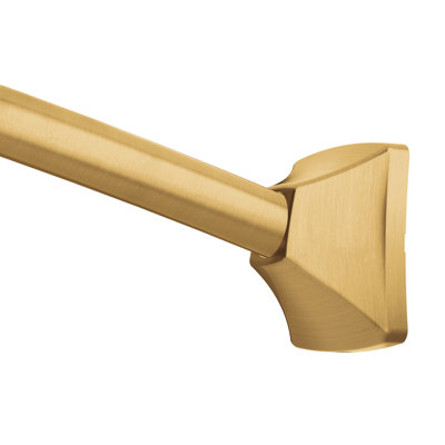 Moen 60-Inch to 72-Inch Permanent Mount Adjustable Curved Shower Rod