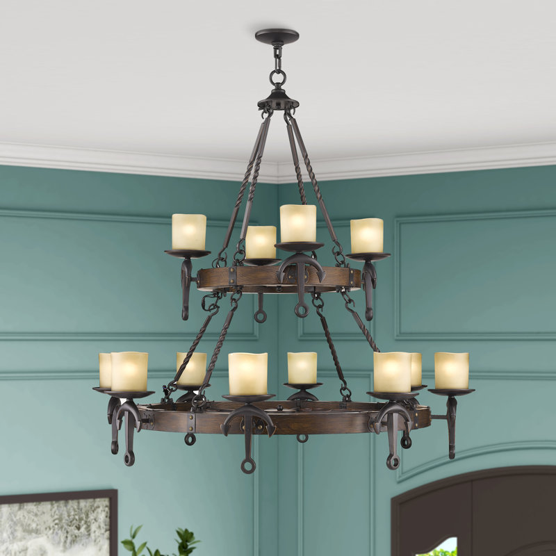 Liam 12 - Light Dimmable Chandelier