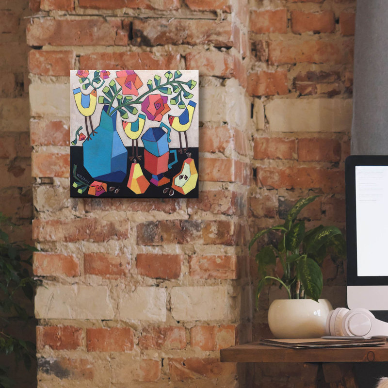 «Morning so Bright» par Holly Wojhan, art mural sur toile, H 12 po x l 12 po x P 0,75 po