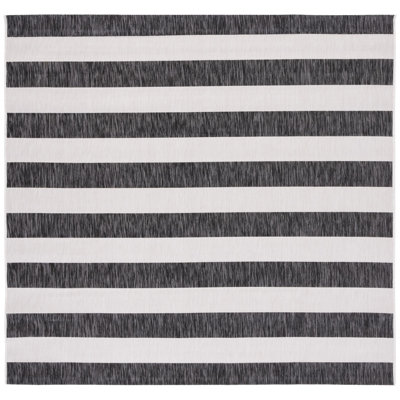 Areebah Performance Striped Indoor/Outdoor Area Rug
