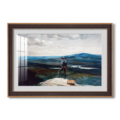 Le Ranger, Adirondacks, 1882 - Winslow Homer - Estampe encadrée sur mesure