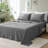 Solayne 1800 Series Sheet Set Extra Deep Pocket， Microfiber， Soft and gentle on the skin-109953181-109953178