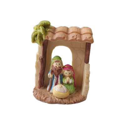 Christmas Jesuss Was Born Small Decor Items For Desktop Decoration Decoration Statues And Sculptures Jesuss Decorations Holiday Resin Statue