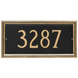 Verona 1-Line Wall Address Plaque