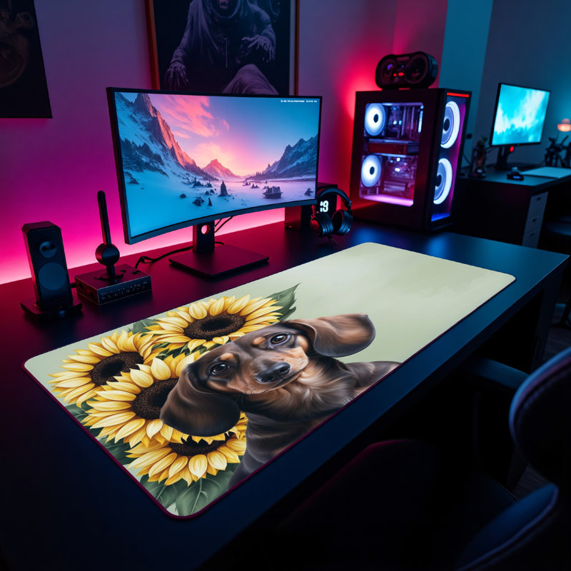 Polyester Desk Pad, 31.5x15.5