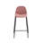 Lazio Velvet Bar Stool with Iron Legs-1374363111-1468054091