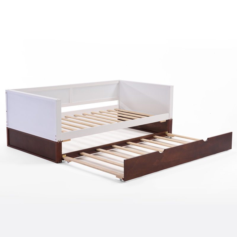 Catalda Twin Solid Wood Daybed With Trundle