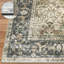 Tapis délavé à la machine à pattes brun gris et gris délavé à la machine-825195269