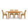 Sarah 4 - Person Solid Wood Top Four Leg Dining Set