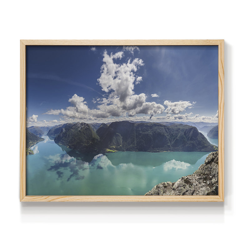 Réflexion I - impression encadrée - réarmable, Naturel, H 11 po x l 14 po