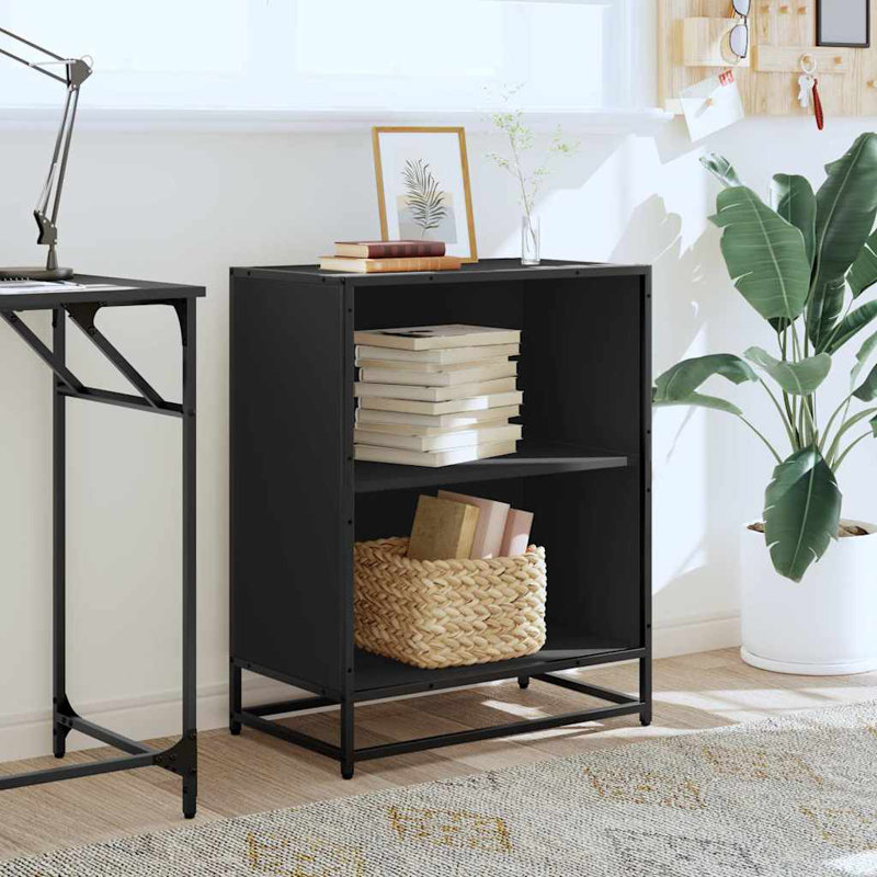 Armoire à livres vidaXL, Noir, H 29,9 po x l 23,6 po x P 13,8 po
