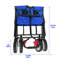 Chariot de plage pliant Wagon Garden (bleu)-117353899-117353901