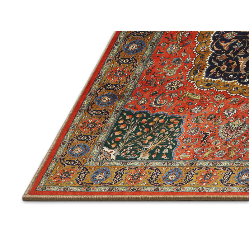 Oriental Indoor Rug, Rectangle 4' x 6'