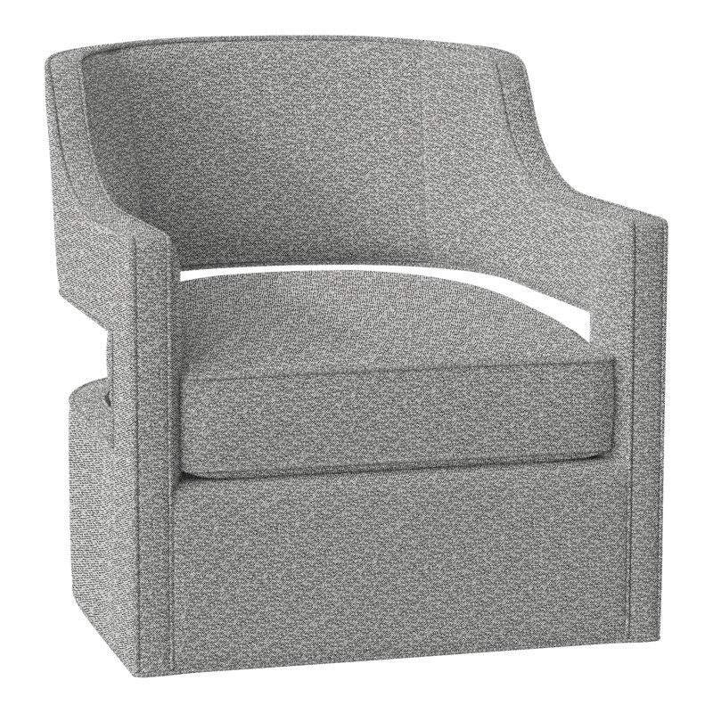Phoebe Upholstered Swivel Armchair, Perigold On The Lamb Newsprint