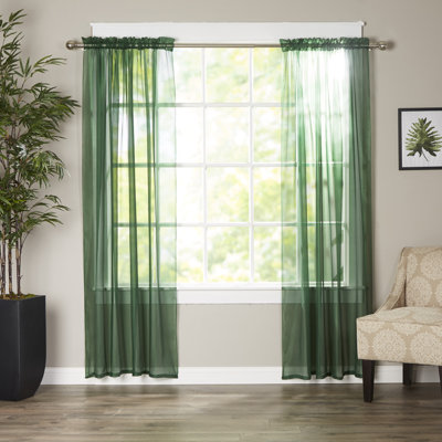 Sheer Sliding Panel Pair