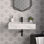 Lavabo de salle de bain mural rectangulaire 22 "Claire