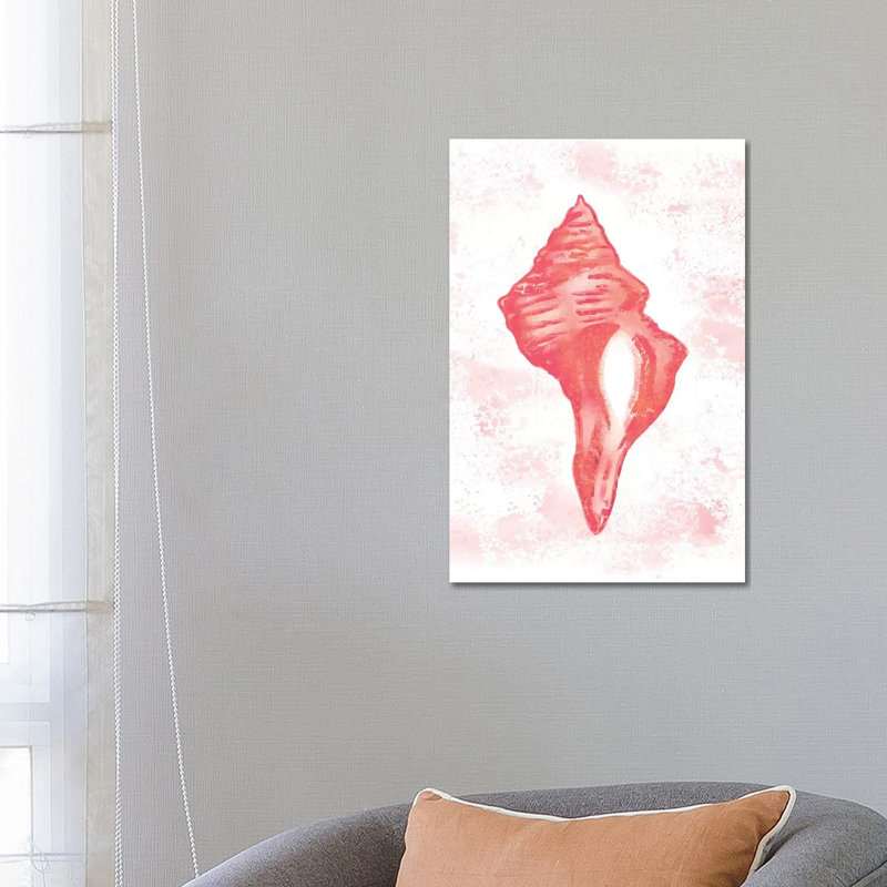 Coral Blush I by Louise Allen - Wrapped Canvas Gallery-Wrapped Canvas Giclée, 66.04 cm H x 45.72 cm W x 3.175 cm D